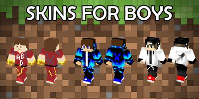 Boys skins for Minecraft PE Ekran Görüntüsü 2