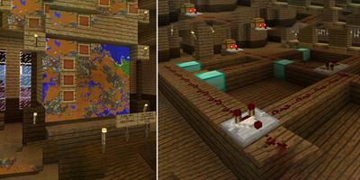 Redstone map dla Minecraft PE plakat