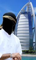 L'homme arabe Changer costume Affiche