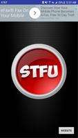 STFU Button Affiche