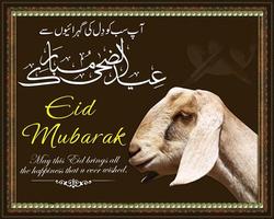 Bakra Eid Mubarak 2015 Plakat