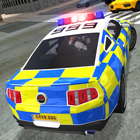 Police Car Driving vs Street Racing Cars Zeichen
