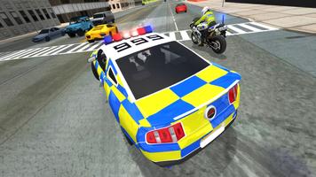 Police Car Driving vs Street Racing Cars captura de pantalla 1