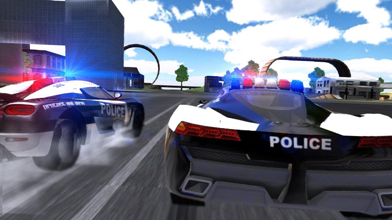 Speed Police Car Driving Vs Street Racing Cars For Android - dynamic lighting police car new siren roblox