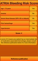 ATRIA Bleeding Risk Score تصوير الشاشة 1