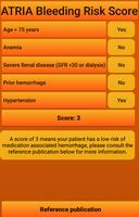 ATRIA Bleeding Risk Score تصوير الشاشة 2