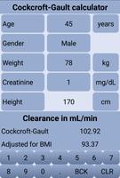 Cockcroft Gault Calculator الملصق