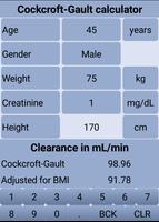 Cockcroft Gault Calculator تصوير الشاشة 3