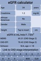 Estimated Glomerular Filtratio الملصق