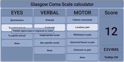 Glasgow Coma Scale تصوير الشاشة 3
