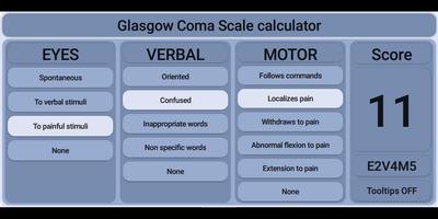 Glasgow Coma Scale تصوير الشاشة 2