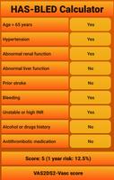 HAS-BLED score تصوير الشاشة 1