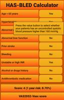 HAS-BLED score تصوير الشاشة 2
