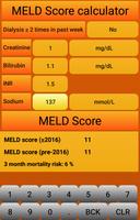MELD Score calculator screenshot 1