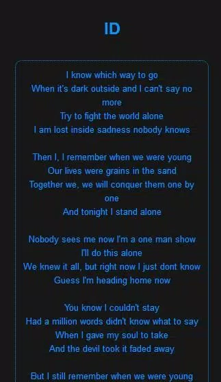 Alan Walker's Lyrics