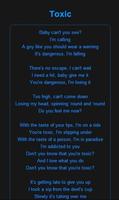 Britney Spears music lyrics screenshot 1