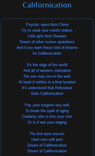 Red Hot Chili Peppers Lyrics For Android Apk Download Red Hot Chili Peppers Lyrics For Android Apk Download