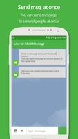 MultiMessage for Line poster