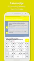 MultiMessage for Snapchat スクリーンショット 1