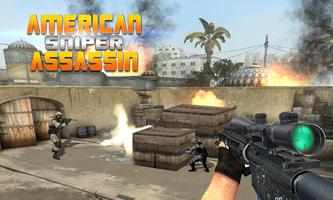 Américaine Sniper Assassin Affiche