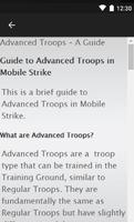 Guide Mobile Strike captura de pantalla 2