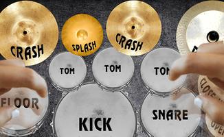 Real Drum Kit Affiche