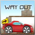 Car Driving. Way Out