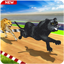Crazy Wild Black Forest Panther Animal 3D Race APK