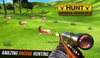 Hunt Jungle Animals Affiche