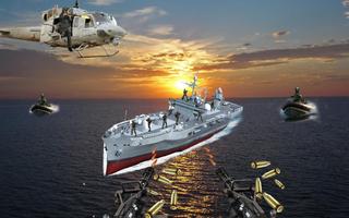 Gunship Deep Sea Shooting Game 2018 capture d'écran 1