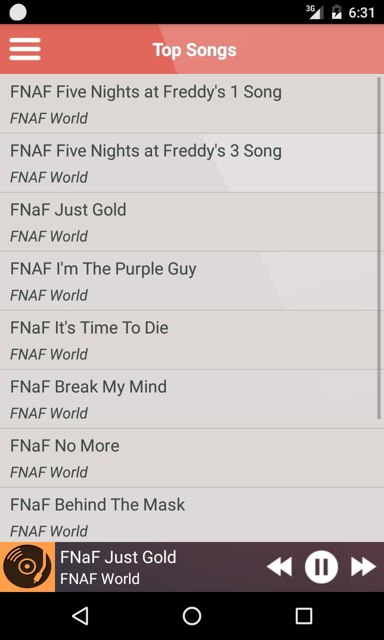 New Fnaf Songs 2016 For Android Apk Download - fnaf world song roblox id