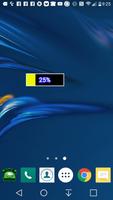 battery status widget Affiche