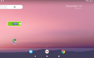 battery status widget capture d'écran 3