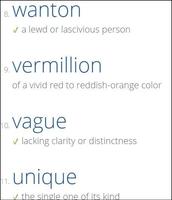 Top English vocabulary words Affiche