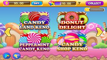 Free Keno Games - Candy Bonus الملصق