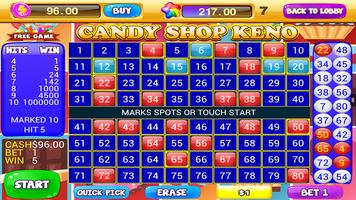 Free Keno Games - Candy Bonus ảnh chụp màn hình 1