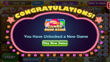 Free Keno Games - Candy Bonus تصوير الشاشة 3