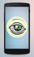 Eye Scanner Lock Screen Prank captura de pantalla 1