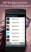 5D Shiva Live Wallpaper captura de pantalla 2