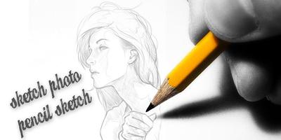 Sketch Photo : Pencil Sketch Cartaz