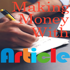Making Money With Articles ícone