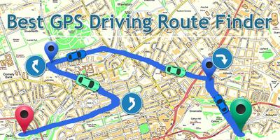 GPS Driving Route Finder - Near By Places on Maps capture d'écran 1