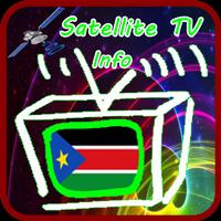 South Sudan Satellite Info TV Affiche