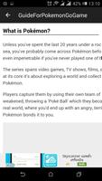Guide For Pokemon Go captura de pantalla 2