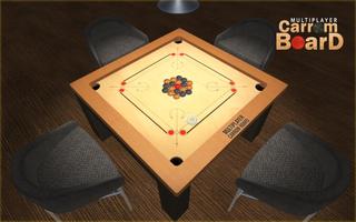 Carrom Board Multiplayer Game capture d'écran 1