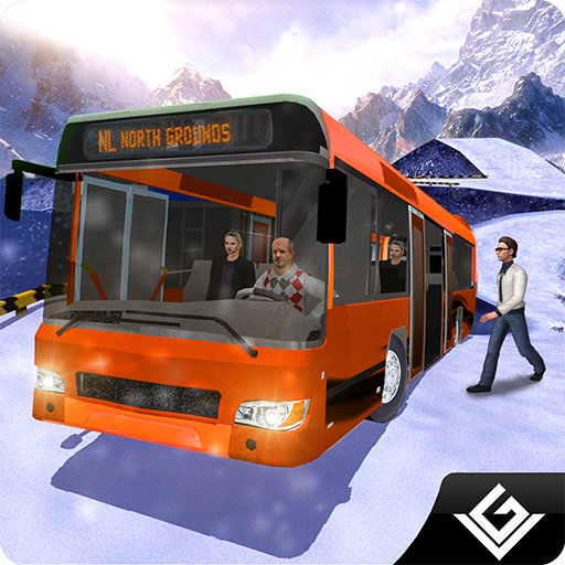Offroad Snow Tourist Bus Drive