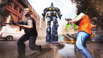 American Hawk Transforming Robot Hero ảnh chụp màn hình 1
