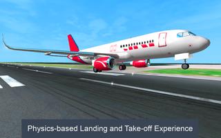 Miasto Samolot Real Lot - Pilot Latający Duży screenshot 1