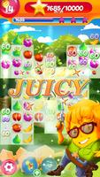 Jeux de fruits match 3 puzzle Affiche