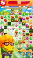 Jeux de fruits match 3 puzzle capture d'écran 1